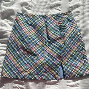 Urban Outfitters Multicolor Plaid Mini Skirt